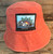 Dharma Love Bucket Hat  100% Cotton Mountain Mandala Sunrise  Tahoe, Truckee, Custom Location or No Text