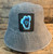 Dharma Love Bucket Hat 100% Cotton Lake Tahoe with Heart