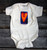 Corazon del sol (Heart of the Sun) Certified Organic Cotton Baby Onesie/One Piece