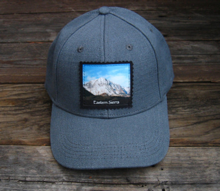 Snow Covered Mountain 5 Eastern Sierra Hemp Baseball Hat