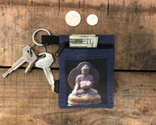 Buddha Shakyamuni Hemp Key coin Purse