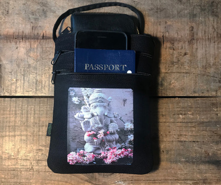 Cotton Bag With Ganesh - HalfMoonMusic