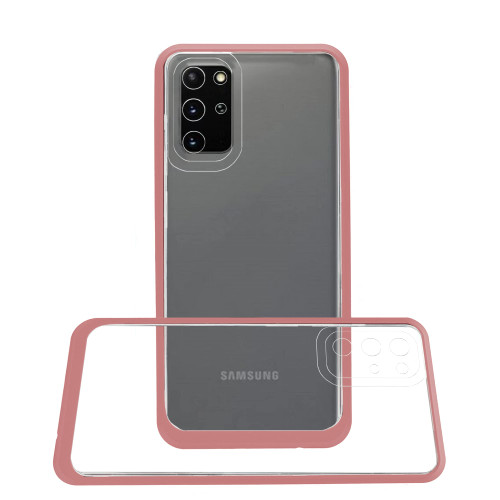 Sable Hub Phone Case Samsung S20 Plus | Hybrid TPU Bumper + PC Hard Cover, Anti Yellowing, Scratch Resistant, Slim Fit, Lightweight, Shockproof | S20 + Heavy Duty Transparent Back Cover