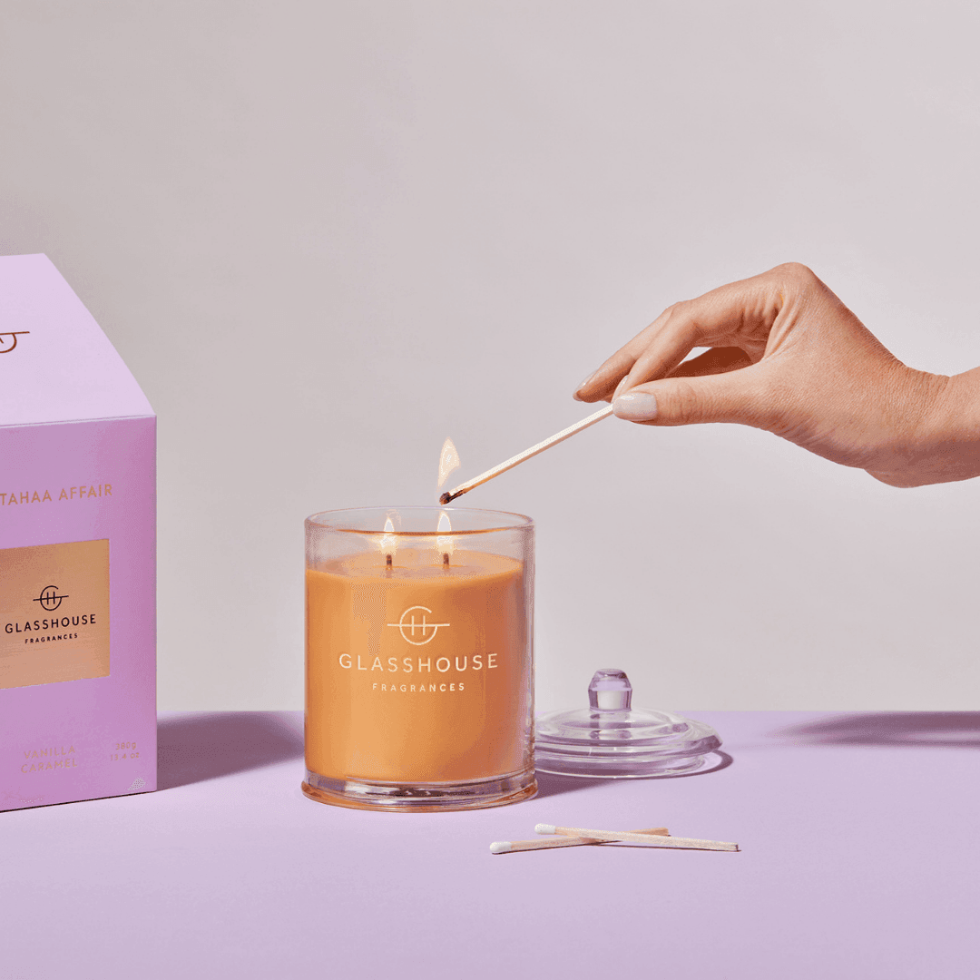 Glasshouse Fragrances A Tahaa Affair Candle 380g The Gift Company