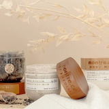 Nontre.co Body Care Bundle Body Milk, Body Scrub & Bath Salt Nontre.co Body Care Bundle Body Milk, Body Scrub & Bath Salt