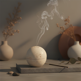 LA TROUVAILLE Marble Sphere Incense Holder