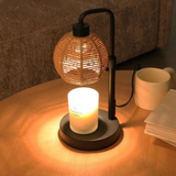 Retro Linen Takraw Ball Aromatherapy Lamp — Wax Melt Warmer