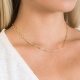Violette Fine Chain Necklace – Gold