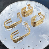 Annika Statement Stud Earrings – Gold