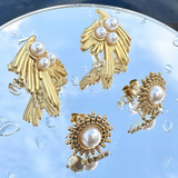 Helena Stud Earrings – Gold