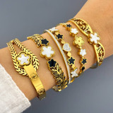 Eden Flower Meadow Bracelet – Gold