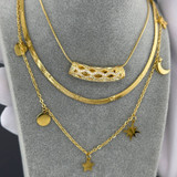 Una Fine Chain Necklace – Gold
