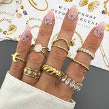 Tivoli Croissant Ring – Gold