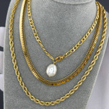 Gianna Fine Chain Necklace – Gold