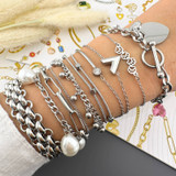 Rowan Crystal Bracelet – Silver