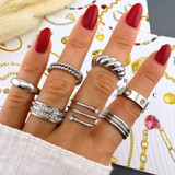 Freya Crystal Ring – Silver