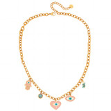 Celeste Evil Eye Necklace – Gold