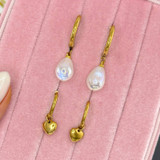 Camille Heart Earrings – Gold