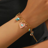 Cassia Evil Eye Bracelet – Gold