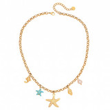Seraphina Starfish Necklace – Gold