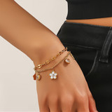 Vivienne Flower Meadow Bracelet – Gold