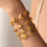 Kaia Seashell Bracelet – Gold