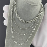 Serena Chain Necklace – Silver