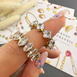 Quinn Crystal Ring – Gold