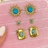 Cora Sun Earrings – Gold
