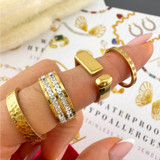 Mabel Band Ring – Gold