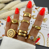 Tess Band Ring – Gold