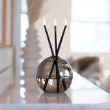 Everlasting Candle Co Neva Signature Set - Storm Vase & Black Candle Sticks