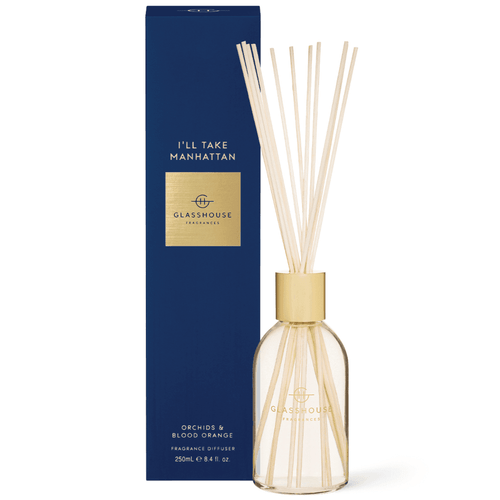Diffuser - Glasshouse - Glasshouse Fragrances Diffuser - I'll Take Manhattan 250mL - The Gift Company Diffuser - Glasshouse - Glasshouse Fragrances Diffuser - I'll Take Manhattan 250mL - The Gift Company