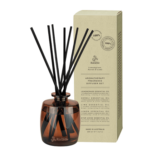 Diffuser - Urban Rituelle - Urban Rituelle Diffuser - Lemongrass, Neroli & Lime 220mL - The Gift Company Diffuser - Urban Rituelle - Urban Rituelle Diffuser - Lemongrass, Neroli & Lime 220mL - The Gift Company