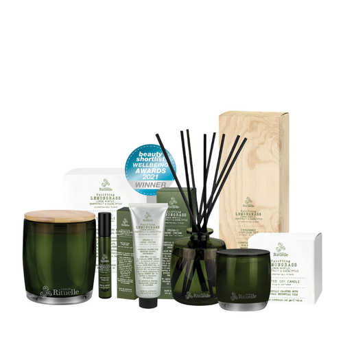 Urban Rituelle Lemongrass, Lemon Myrtle, Grapefruit & Eucalyptus Luxe Scent Bundle