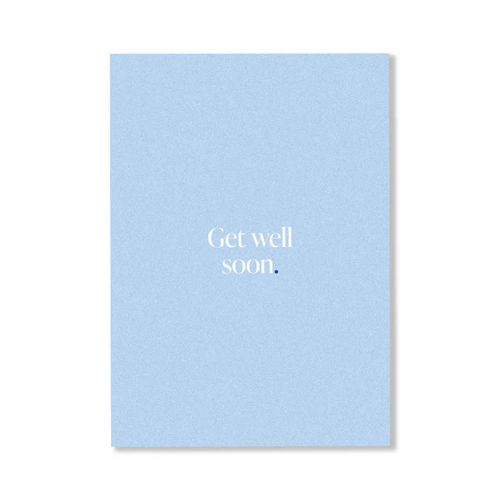 Personalised Gift Card - CARDBOARD - CARDBOARD Greeting Card Get Well Soon. - The Gift Company