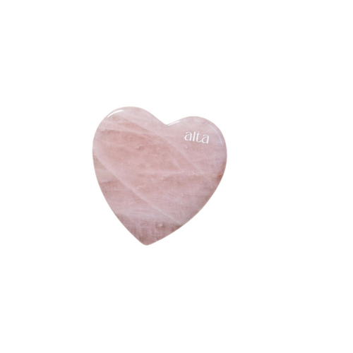 Gua Sha - Altasphere - Altasphere Alta Rose Quartz Sculpted Heart Gua Sha - The Gift Company Gua Sha - Altasphere - Altasphere Alta Rose Quartz Sculpted Heart Gua Sha - The Gift Company