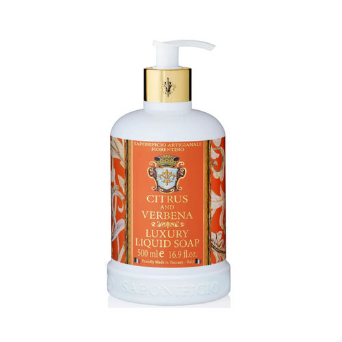 Hand Wash - Saponificio Artigianale Fiorentino - Saponificio Artigianale Fiorentino Citrus & Verbena Hand Wash 500mL - The Gift Company