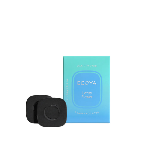 Car Diffuser - Ecoya - ECOYA Car Diffuser Fragrance Pods Lotus Flower (Set of 2) - The Gift Company Car Diffuser - Ecoya - ECOYA Car Diffuser Fragrance Pods Lotus Flower (Set of 2) - The Gift Company