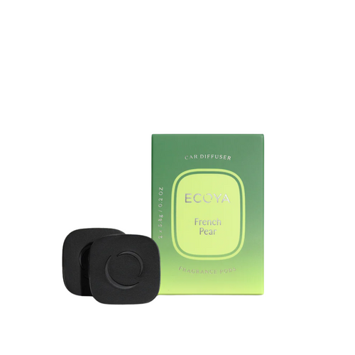 Car Diffuser - Ecoya - ECOYA Car Diffuser Fragrance Pods French Pear (Set of 2) - The Gift Company Car Diffuser - Ecoya - ECOYA Car Diffuser Fragrance Pods French Pear (Set of 2) - The Gift Company