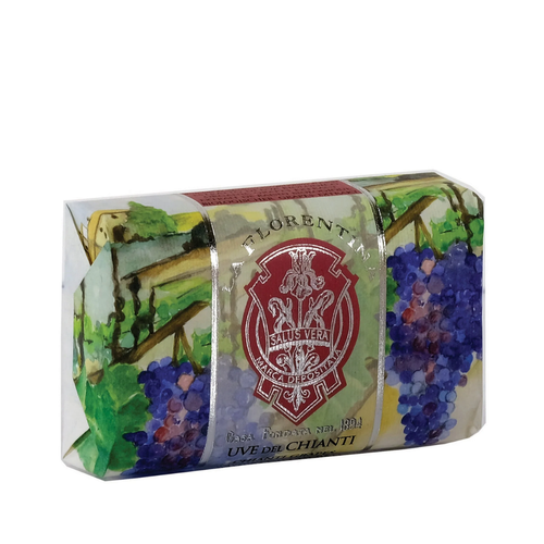 La Florentina Chianti Grapes Set of 3 Bar Soaps 200g
