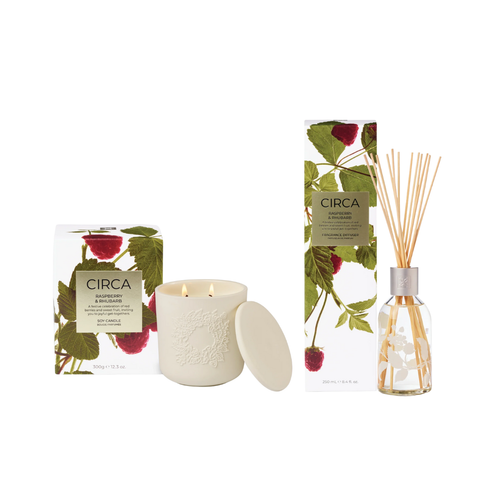 CIRCA Raspberry & Rhubarb Limited Edition Candle & Diffuser Bundle