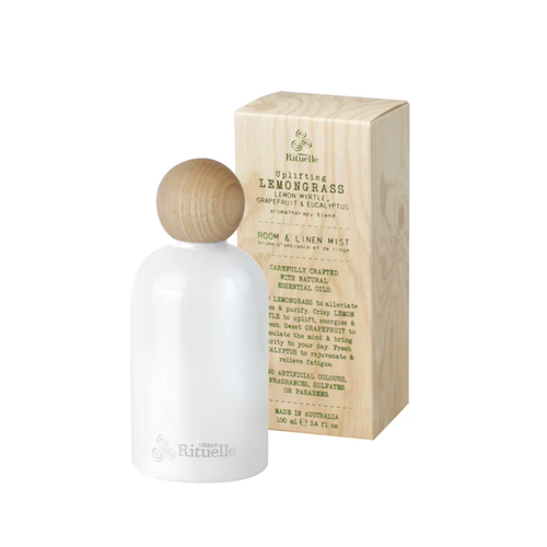 Urban Rituelle Lemongrass, Lemon Myrtle, Grapefruit & Eucalyptus Room & Linen Mist 100mL