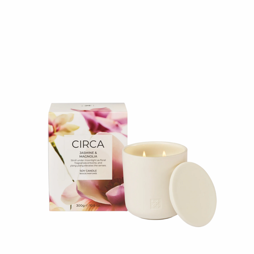 CIRCA Jasmine & Magnolia Soy Candle 300g