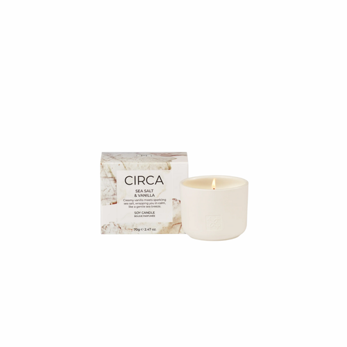 CIRCA Sea Salt & Vanilla Soy Candle 70g