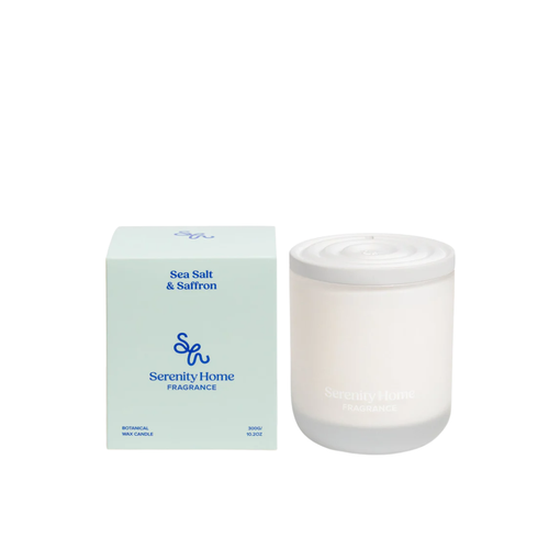 Serenity Home Fragrance Sea Salt & Saffron 300g Candle