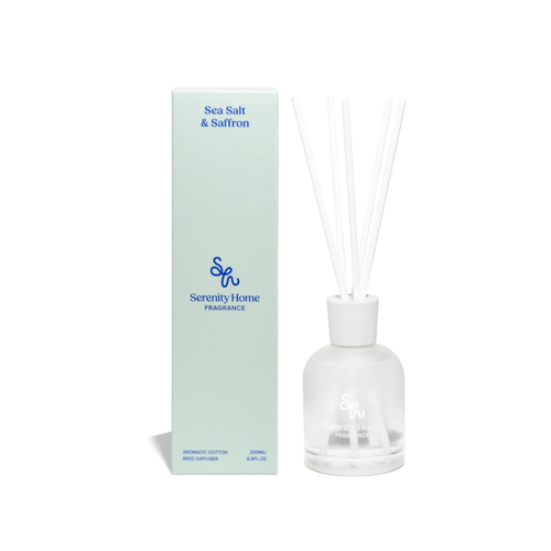 Serenity Home Fragrance Sea Salt & Saffron  200mL Diffuser