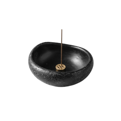 Wabi-Sabi Style Ceramic Incense Burner