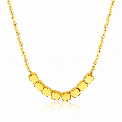 Aveline Fine Chain Necklace – Gold