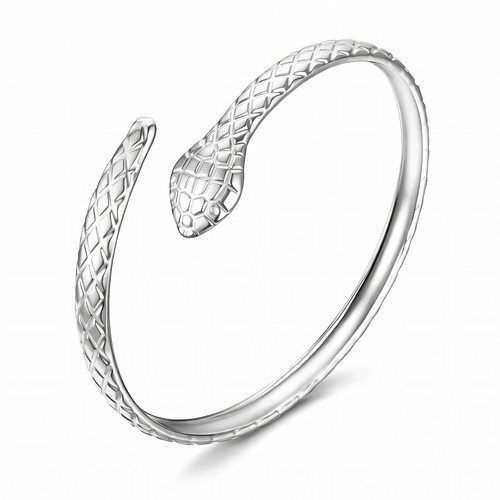 Freya Snake Bracelet – Silver